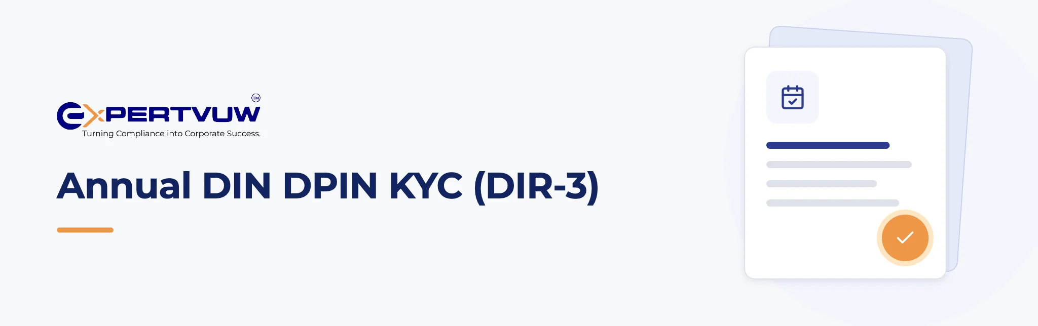 Annual DIN DPIN KYC (DIR-3) – Expertvuw