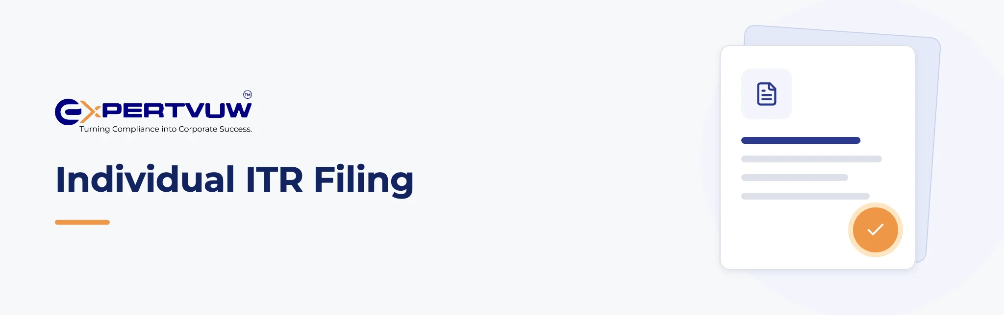 Individual ITR Filing – Expertvuw