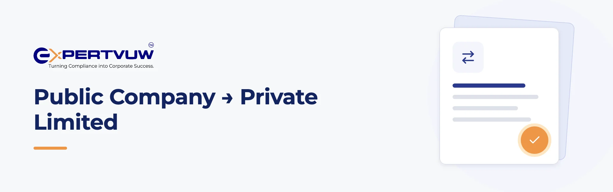 Public Company to Private Limited – Expertvuw